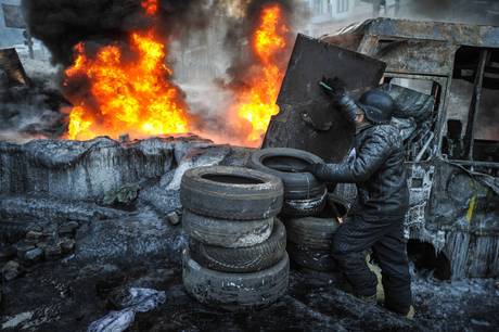 Anti government protest in Ukraine