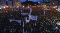 E’ stato il più grande comizio della campagna elettorale. E’ stata una grande protesta contro Pd, Pdl, Udc, Monti, Lega