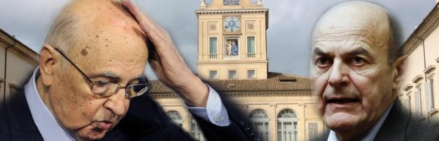 Redazione di Operai Contro, fallito il tentativo di Bersani, il cerino è passato a Giorgio Napolitano Ci dormirà sopra e sabato mattina, alla vigilia di Pasqua, comunicherà la sua scelta. Un bivio: o governo del presidente con Bersani, Berlusconi e Monti, la grande ammucchiata o dimissioni anticipate. Arduo trovare altre alternative dopo oggi. Il Pdl ha insistito: “O governo di larghe intese o voto”. Ciò che è certo, invece, è che sono state 24 ore interlocutorie, con l’unica, vera novità rappresentata dal sì del Pd all’ipotesi di un esecutivo del presidente. Del resto per un anno il Pd di Bersani ha governato con Berlusconi, […]
