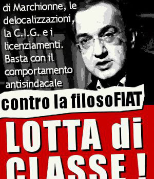 I colleghi di Francesco (l’operaio saldatore licenziato da Fiat cnh Modena e reintegrato ma esonerato dal lavoro) e compagni riunitisi mercoledi’ 6 marzo 2013 in Modena a Libera officina hanno deliberato quanto segue; Si intende sviluppare una serie di iniziative per rilanciare attraverso questo “caso” emblematico, LA LOTTA di CLASSE  IN FIAT. Qui prodest-A chi ha giovato il licenziamento di Francesco? Dal 28 OTTOBRE 2011 data del licenziamento rappresaglia di Francesco, la situazione in fabbrica (come in tutto il gruppo Fiat) è notevolmente peggiorata, a gennaio 2012 Francesco viene reintegrato dal giudice con ordinanza del 20 gennaio 2012, ma […]