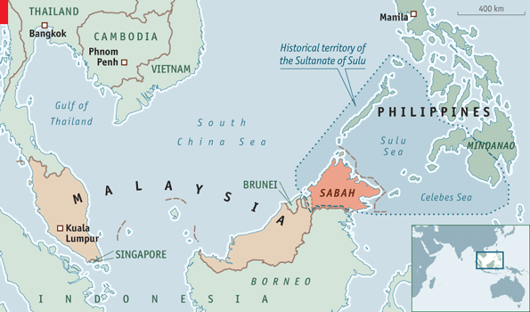 RASSEGNA STAMPA Asia Times      130307 Minacce di una guerra più ampia a Sabah Noel Tarrazona + The Economist      130223 Malesia invasa – L’oscillazione del sultano di Sabah – Nel caotico meridione delle Filippine, i musulmani inaugurano una politica estera –       L’instabilità nelle aree contestate tra Malesia e Filippine, in Est Sabah, nel sultanato  di Sulu, potrebbe avere costi economici alti: o   Sabah ha riserve petrolifere provate per circa 1,5 MD barili, e 11 000 MD piedi cubici di gas, che sono circa ¼ della produzione globale delle Malesia (dati Facts Global Energy). Gli investimenti esteri nei due settori rappresentano oltre […]
