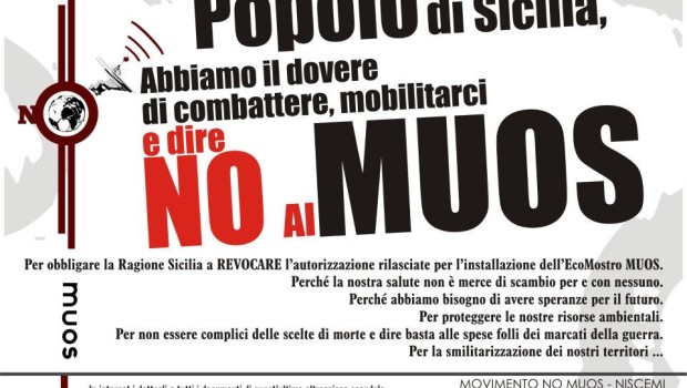 Redazione di Operai contro, Da No Muos Siracusa comitato cittadino Arrestati Turi e Nicola per resistenza a pubblico ufficiale… chiunque abbia a disposizione un video che dimostra che non c’è stata nessuna violenza lo metta su facebook. Ci appelliamo a qualche parlamentare LIBERO: andate in carcere a Caltagirone a trovare Turi e Nicola.Fate girare questo post. E’ semplicemente una vergogna perché Turi e Nicola si sono consegnati volontariamente alle 17.30 e non hanno opposto nessuna resistenza né hanno usato violenza. Dopo la consegna sono stati portati al commissariato bagnati fradici…. MA LA BANDIERA NO MUOS DI NICOLA E’ RIMASTA […]