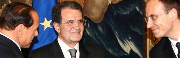 “Ha distrutto l’Italia, mai al governo con Berlusconi”. A sostenerlo non sono stati Grillo o Vendola. Ma è stato a più riprese il presidente incaricato Enrico Letta che nelle prossime ore giurerà come capo di un governo formato da esponenti del Pd e del Pdl. Qui una rassegna delle dichiarazioni più “energiche” nei confronti del centrodestra guidato da Silvio Berlusconi. Occorre un grande patto costituente tra progressisti e moderati che escluda dal governo i populismi di Grillo, Berlusconi e Di Pietro (26-6-12). Il governo si regge su un patto politico chiaro: il Pd si è assunto la responsabilità di stare in una maggioranza con chi ci ha […]