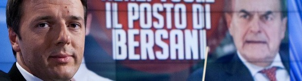 Redazione di Operai Contro, viene da ridere pensando a Bersani che si sentiva il futuro presidente del Consiglio. Bersani ha governato con il puttaniere Berlusconi per un intero anno appoggiando il governo Monti. Il risultato è stato un violento attacco agli operai, ai pensionati, ai lavoratori. Il padroncino Matteo Renzi chiede: ” O un patto con Berlusconi o elezioni anticipate. I partiti dei padroni si sfasciano e noi operai non possiamo che esserne contenti. Avanti con la costruzione del partito degli operai Un operaio di Torino  