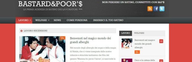 Sei in: Il Fatto Quotidiano > Tecno > “Bastard … La piattaforma online consente ai dipendenti pubblici e privati di esprimere un giudizio sull’azienda o l’ente per cui lavorano restando anonimi. E denunciando così condizioni di sfruttamento, precariato e bassi salari   “Il tuo lavoro ti fa schifo? Racconta la tua storia e contribuisci a cambiare la realtà”. Debutta online Bastard and Poor’$, la piattaforma che consente ai lavoratori di dare un rating alla propria azienda restando anonimi. Una sorta di Wikileaks per dipendenti che si definisce il “Trip Advisordei posti di lavoro”, nonchè la “prima agenzia di rating dei lavoratori sul lavoro”. Presente anche suFacebook e Twitter, è uno strumento […]