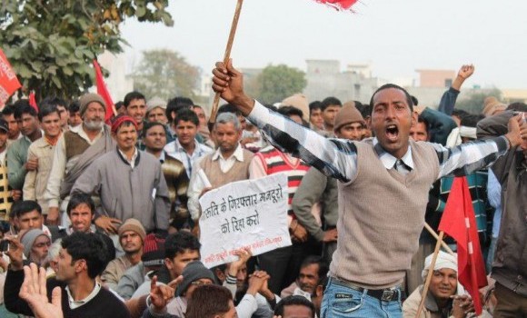 MARUTI SUZUKI WORKERS UNION Reg. No. 1923 IMT Manesar PRESS RELEASE: 20th May 2013   We are facing one of the most brutal repression by the government on our movement. While we have adopted the democratic and peaceful means available to demand the release of arrested 147 workers, withdrawal of non-bailable arrest warrants from 66 workers and reinstatement of terminated 546 permanent and 1800 contract workers, the government has only responded with force and malice and in collusion with the Maruti Suzuki company management.   Our peaceful dharna has been going on since 24th March, which included hunger strike, deputations, rallies, which are […]