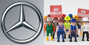 „KOLLEGEN VON DAIMLER INFORMIEREN“ (informazioni da colleghi della Daimler) si chiamo il bollettino che si definisce “indipendente da qualsiasi partito, ma parziale, dalla parte degli operai e delle operaie”, divulgando “notizie e opinioni scritte, prodotte e distribuite da colleghe e colleghi della fabbrica Mercedes di Brema”.   In questo numero 529 che è stato distribuito recentemente, parlano soprattutto della ultima trovata padronale per aumentare lo sfruttamento: d’ora in avanti non vengono più fermate le catene durante la pausa di 5 minuti. Per ricompensa, dato che pausa in fondo dovrebbe significare di poter smettere di lavorare, in ogni reparto ci […]