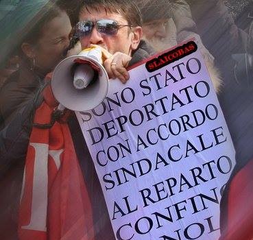 Una notizia terrificante, una nuova vittima. Un collega P.D. di Pomigliano da anni in cig, deportato nel reparto confino a Nola, si è tolto la vita, lasciando una famiglia un gesto disperato, una vittima che hanno sulla coscienza chi ha causato questo disastro, chiedo scusa ma sono troppo sconvolto per scrivere. Che la terra ti sia lieve compagno. DAL FACEBOOK DI TOMMASO PIROZZI