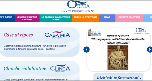 Redazione di Operai Contro, chi ci rimette sono sempre i lavoratori Perché non eliminare lo stato dei padroni e i padroni? Renzi promette e taglia Altro che fuori dalla crisi, andiamo sempre peggio Salari congelati, prima per metà e poi del tutto. E’ questa la sorte che attende i 750 dipendenti delle strutture Orpea, azienda francese che gestisce dieci case di riposo nel Nord Italia, di cui otto nel solo Piemonte. Lunedì 7 aprile, andando a lavoro, i dipendenti delle varie cliniche hanno trovato un foglio appeso in bacheca. Si tratta di una lettera inviata dalla società all’Asl di Novara, ai sindacati, all’assessorato […]