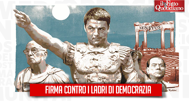 Redazione di Operai Contro, i borghesi democratici sono preoccupati. La gabbia della democrazia borghese si sfascia e appare la dittatura dei padroni. Dopo non ci sarà più possibilità di imbrigliare gli operai Si apre lo scontro aperto tra padroni e operai Operai dobbiamo accelerare la costruzione del nostro Partito. La borghesia è feroce e se saremo impreparati ci massacrera. I borghesi di sinistra se ne fregano del fatto che alle ultime elezioni il 489% non ha votato I borghesi di sinistra sono preoccupati dalla fine della costituzione Un operaio di Torino Ecco cosa scrive la borghesia democratica LE CONTRORIFORME dell’Italicum […]