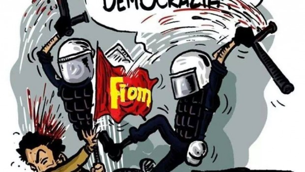 Redazione di Operai Contro, i fatti sono chiari 500 Operai (sotto procedura di licenziamento) della thyssenkrupp di Terni erano a Roma stavano per dirigersi al ministero (mise) per far sentire la loro protesta appena hanno cercato di spostarsi in via curtatone (via opposta alla staz. termini)sono stati manganellati selvaggiamente dalla polizia. il messaggio è quanto mai evidente; gli operai delle fabbriche in crisi non devono manifestare la loro rabbia in piazza contro il governo. l’ordine per la polizia e’ picchiare se i sindacalisti non fermano gli operai. Il segr. della Fiom ha dichiarato che vuole le scuse ufficiali,  ma da chi? perchè? […]