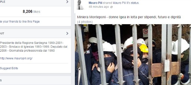 Redazione di Operai Contro, il gangster Renzi vanta i suoi successi. Dovrebbe dire i successi delle  prese per il culo degli operai Ne sanno qualcosa gli operai del Sulcis Un operaio dell’ALCOA dal fatto quotidiano “Le nuove promesse del braccio destro del presidente del Consiglio e i suoi pellegrinaggi e visite di cortesia in alcuni luoghi simbolo del malessere non modificano la drammaticasituazione dell’isola”. A rispedire al mittente gli “atti di presenza” a cui non si accompagnano interventi concreti è il segretario generale della Cisl Sardegna, Oriana Putzolu, in merito alla visita di giovedì in Sardegna del sottosegretario della presidenza del Consiglio, Graziano […]
