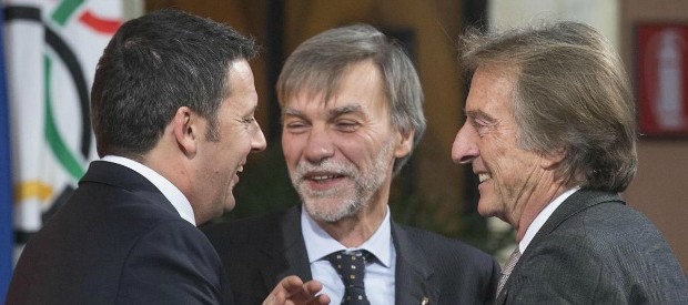 Redazione  di Operai Contro, i consiglieri del gangster Renzi sono quando si può trovare di meglio tra i padroni italiani.Secondo il Corriere della Sera il premier intende nominare l’ex presidente di Ferrari, che oggi presiede la nuova Alitalia, consulente per l’attrazione di capitali esteri in Italia. Peccato che il suo curriculum sia costellato di flop: dai problemi finanziari dei treni Italo alla vendita agli americani del glorioso marchio Poltrona Frau. Passando per la débâcle degli appalti per Italia 90. Ma i padroni sono sempre a galla grazie ai gangster Invece della galera, il gangster se li fa consulenti Un […]