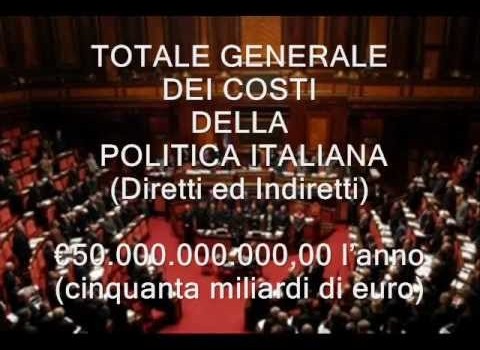 Caro Operai Contro, mentre Renzi col Jobs act straparla di tutele crescenti per i dipendenti, la Camera ha bocciato l’emendamento taglia – pensioni dei parlamentari, per rendere perenni i loro privilegi. I famosi dissidenti del Pd e di Forza Italia, sono bravi solo a fare le sceneggiate ma quando c’è da votare sono sempre bene allineati con i loro capi, Renzi e Berlusconi. L’emendamento presentato da Scelta Civica avrebbe alleggerito l’assegno dei parlamentari, ma ha preso solo 98 voti mentre in 366 hanno votato no, ossia per mantenere intatto l’assegno. Quella dei cosidetti dissidenti parlamentari è una miserabile messa […]
