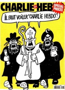   ( Parigi, 7 gennaio 2015, redazione di Charlie Hebdo)  Rikonosko. Lo Stato. In ogni sua kosa. Sekondo sbarko Normandia. CIA. Stato Karne. Lo rikonosko. Hanno scelto te Charlie. In questo sbarko. Di nuovo millennio. Stato Karne. Sbarkano. Stato Islamiko. Stato Kristiano. Stato Ebraiko. Nuono Ordine Mondiale. Uniti per tua morte. Charlie Hebdo. Ke importa. A ki importa. Nuovo Ordine Mondiale. Skritto 17 gennaio 1991. Guerra nel Golfo. E tu non avevi kapito. Noi. Non avevamo kapito. Stato Karne divora vite. Per suo Ordine Mondiale. Normandia mia Babilonia. Io non sapevo. Io ke non kapisko. Konfuso. Nelle piazze. Bandiere […]