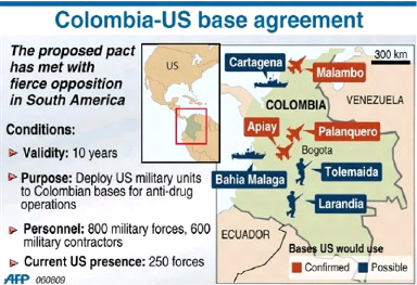 Redazione, leggendo l’articolo che segue, di cui fornisco traduzione, non posso fare a meno di pensare alle dichiarazioni di Bush riguardo alle torture dell’esercito statunitense in Iraq: Bush parlava di “mele marce”. Forse gli Stati Uniti sono un frutteto marcio da 9.375.775 chilometri quadrati. Saluti da Bologna. **************************** Soldati statunitensi e mercenari sono responsabili di abusi e stupri nei confronti di minori colombiani, ma non affronteranno alcuna ripercussione legale grazie ai trattati tra Washington e Bogotà che garantisco loro totale impunità. Prove di tali crimini sono giunte a seguito dei colloqui di pace in corso tra il governo colombiano […]