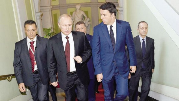 Redazione di Operai Contro, il 4-5 Marzo Renzi si recherà a Mosca per incontrare Putin. Certamente Renzi cercherà altri vantaggi per i padroni italiani che operano in Russia L’incontro tra i due gangster sarà cordiale Renzi chiederà consigli a Putin Un osservatore  