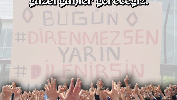 Metal İşçileri Birliği – MİB 8 novembre alle ore 22:13 · Modificato · Mücadele kesintisiz sürecek ama bu saatten sonra hedef 2017! 2017’ye kilitleneceğiz. Bugünden sıkı bir hazırlık yapacağız. 2017’ye daha güçlü, daha örgütlü, daha kararlı geleceğiz. Bu kez başladığımız işi bitireceğiz, haklarımızı alacağız, güzel günler göreceğiz. Lotta dura senza soluzione di continuità, ma questo e ‘ l’obiettivo 2017! 2017 ‘ mangia kilitleneceğiz. Oggi faremo una preparazione. 2017 e ‘ piu ‘ forte, piu ‘ organizzato, verremo più stabile. Questa volta finiamo quello che abbiamo iniziato, avremo i nostri diritti, bella giornata, vedremo. Traduzione automatica