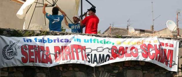 Apprendiamo di quanto deciso dalla Fiom Molise a danno dei compagni di Termoli. Chi fa sindacato in F.C.A. e rappresenta i lavoratori, sceglie di svolgere un compito assai gravoso, se poi la tua Organizzazione sindacale è la Fiom questo lavoro non è solo gravoso, ma è anche molto rischioso.. Chi lavora in F.C.A. conosce questa verità, tutti sappiamo che i sindacalisti della Fiom, quelli che non si piegano, si muovono quotidianamente sul filo del rasoio , ma lo fanno sapendo che non esiste un’alternativa se si vogliono veramente difendere quei diritti  che spesso si fermano davanti i cancelli della […]