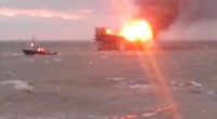 Redazione, Sono 29 gli operai morti dopo il mega incendio su una piattaforma petrolifera del Mar Caspio. In Italia come in tutti i paesi del mondo la vita degli operai per i padroni non vale niente. 29 operai sono stati bruciati vivi Un operaio