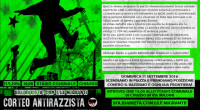 DOMENICA 11 SETTEMBRE 2016 SCENDIAMO IN PIAZZA E PRENDIAMO POSIZIONE CONTRO IL RAZZISMO E OGNI SUA FRONTIERA!  RITROVO: ORE 14.00 ALLO STADIO COMUNALE DI CHIASSO IN VIA SOLDINI SOLIDARIETÀ CON I/LE MIGRANTI!