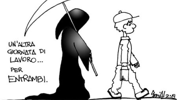 Redazione di Operai Contro, leggo con piacere che un operaio nell’articolo “Contro il lavoro”, ricordando il “Chi siamo” di Operai Contro, propone lo scritto di Lafargue: “Il diritto all’ozio” (1880). Un libro che come ampiamente descrive la prefazione (edizione 2015): “ripropone in tutta la sua centralità la questione del lavoro, del suo totale «non senso» se applicazione servile da scimmie del Capitale”. Marx qualche anno prima col primo libro del Capitale (1867), svelava che tra quelle “scimmie”, gli operai vengono espropriate dal plusvalore che producono, e viene perpetrato il loro rapporto di sottomissione al modo di produzione e subalternità […]