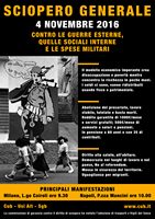 Redazione di Operai Contro, un altro sciopero generale. per parità con quello del 21 datene notizia Un lettore