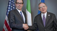 Redazione di Operai Contro, Tra poco a Bari inizia il G7 della finanza. Nel corso del bilaterale con Steven Mnuchin alla vigilia dell’apertura del G7 Finanze, il ministro dell’Economia Pier Carlo Padoan,ha rassicurato il segretario al Tesoro americano sullo stato di salute del sistema bancario italiano, che è migliore di quanto appaia all’opinione pubblica internazionale. Padoan ha rassicurato gfli americani. Il governo continua a regalare miliardi di euro alle banche e l’l’ultimo decreto legge aiuterà le banche a non pagare tasse I padroni sempre più ricchi e operai e lavoratori sempre più miserabili Padoan e davvero il mostro del […]