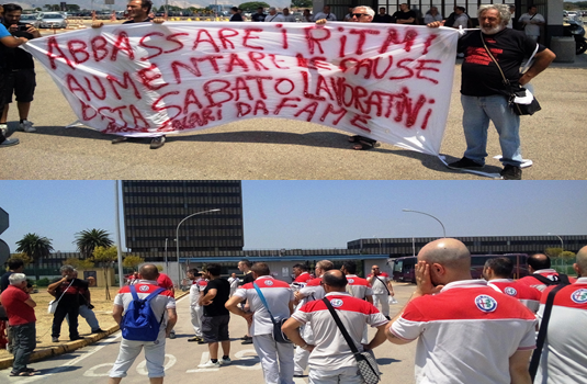 Pubblichiamo l’appello per il dibattito degli operai Pubblichiamo di seguito l’appello degli operai FCA a tutto il sindacalismo di base a alla FIOM per una lotta unitaria che unisca gli operai delle fabbriche degli Elkaan contro i licenziamenti, trasferte e ritmi infernali. NESSUNO DEI PRECARI DI CASSINO DEVE ESSERE LICENZIATO GLI OPERAI DI CASSINO DEVONO LAVORARE A CASSINO GLI OPERAI DI POMIGLIANO A POMIGLIANO Lo sciopero di 16 ore degli operai di pomigliano che vanno a Cassino ora cambia tutto. Dopo 8 anni gli operai alzano la testa e indipendentemente dalle sigle sindacali scioperano in forma autonoma e indipendente. […]