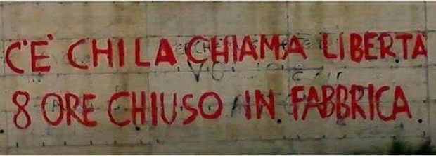 Caro Operai Contro, lavorare la gomma 7 giorni su 7 per un euro l’ora in nero. Altri operai lavorano in analoghe condizioni ma a domicilio. L’industria 4. zero conferma che il plusvalore la fonte del profitto del padrone, è prodotto dal solo capitale variabile (operai), non dal capitale costante (macchinario). Quest’ultimo comporta un esborso di denari per il padrone, in più eleva la composizione organica del capitale, provocando la caduta tendenziale del saggio di profitto. Risultato: il padrone per “compensare” aumenta lo sfruttamento degli operai con tutti i mezzi possibili, sia nelle fabbriche tecnologicamente avanzate e non, sia con […]