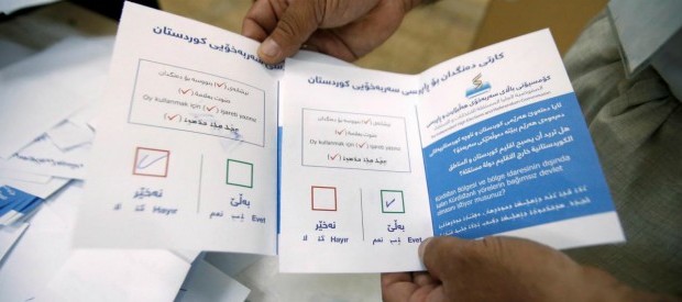 Redazione di Operai Contro,In Kurdistan si è svolto il referendum par l’indipendenza da Bagdad. Secondo i dati provvisori diffusi dall’emittente curda Rudaw, il ‘sì’ ha ottenuto poco più del 93% delle preferenze. E’ il prezzo che i kurdi chiedono di pagare a tutti quelli che li hanno usati nelle guerre in medio oriente. A  mio parere dobbiamo essere contenti che il popolo curdo pretenda la sua indipendenza. Ora iniziano i guai per Bagdad, Iran, Turchia, Assad in Siria. Tutti si erano impadroniti di un pezzo di Kurdistan con la benedizione dei padroni occidentali. Ora il nodo viene al pettine […]
