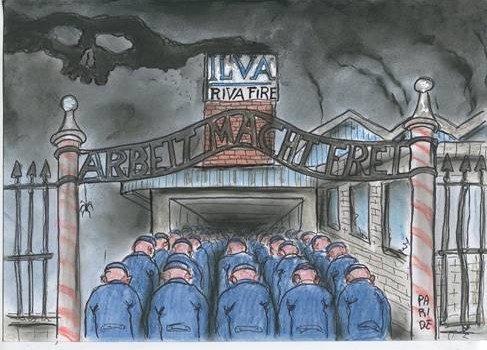 Caro Operai Contro, la sceneggiata di Calenda prima delle elezioni politiche recitava che ArcelorMittal non può dettare le condizioni con le quali assumere gli operai dell’Ilva. Ora si scopre che esiste un accordo tra ArcelorMittal e governo Gentiloni, con il quale il governo ha venduto ad ArcelorMittal 10 mila operai, lasciandone altre 4 mila per strada come esuberi. Anche i 10 mila che dall’Ilva passano ad ArcelorMittal, dovranno scendere a 8.500. In pratica dei 14 mila operai dell’Ilva, il governo Gentiloni ne ha scaricati come esuberi 5.500. Per i restanti 8.500 operai rimane l’incognita del livello salariale, perché l’accordo […]