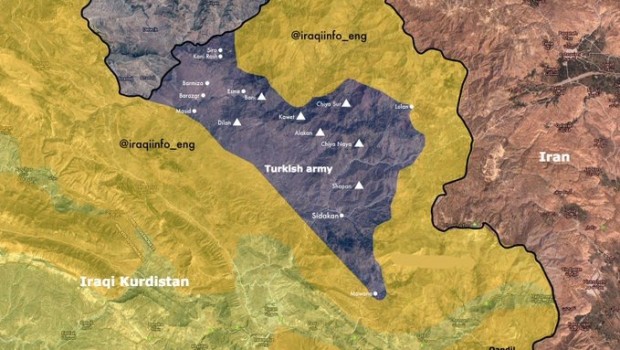 Da qualche mese si sono intensificati gli attacchi dell’esercito turco contro le basi del Pkk, in territorio Nord iracheno, Bashur. Ogni settimana sono decine i bombardamenti compiuti dai caccia turchi contro le postazioni dei guerriglieri e villaggi di civili.  Oltre ai bombardamenti l’esercito turco è riuscito a penetrare di ben 20 chilometri in territorio iracheno, costruendo una strada lunga 17 chilometri. L’obbiettivo dichiarato dell’esercito turco e quello di arrivare fino a Qandil, zona montuosa che si trova tra il confine del Nord Iraq e l’Iran dove il Pkk ha le sue basi storiche. Ormai da tempo il Krg, il […]