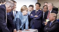 L’ultimo G7 si è concluso, ma questa volta, il solito comunicato finale non può nascondere i forti contrasti tra le grandi potenze economiche occidentali. E così son persino volati gli insulti di Trump nei confronti del premier canadese, definito in un pubblico Twitter “disonesto” e “debole”. Dopo più di un anno in cui le dichiarazioni di Trump venivano misurate attentamente dalle borghesie degli altri paesi del G7, sembra proprio che la resa dei conti tra le grandi potenze sia arrivata e si passi alla guerra dei dazi. A scatenare la bagarre finale sono state le dichiarazioni del canadese Justin […]
