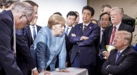 L’ultimo G7 si è concluso, ma questa volta, il solito comunicato finale non può nascondere i forti contrasti tra le grandi potenze economiche occidentali. E così son persino volati gli insulti di Trump nei confronti del premier canadese, definito in un pubblico Twitter “disonesto” e “debole”.Dopo più di un anno in cui le dichiarazioni di Trump venivano misurate attentamente dalle borghesie degli altri paesi del G7, sembra proprio che la resa dei conti tra le grandi potenze sia arrivata e si passi alla guerra dei dazi.A scatenare la bagarre finale sono state le dichiarazioni del canadese Justin Trudeau, primo […]