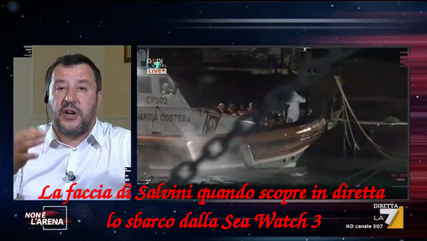 Articolo del Fatto Quotidiano del 19 maggio 2019 nel quale abbiamo inserito dei titoli per una più intensa lettura  La magistratura “frega” salvini Alla fine a far sbarcare i 47 migranti a bordo della Sea Watch 3 ci ha pensato la procura di Agrigento che ha disposto il sequestro della nave da giorni in mare a mezzo miglio a sud del porto di Lampedusa. Una mossa che di fatto dispone anche il conseguente sbarco dei migranti, eseguito subito dopo il sequestro dalla Guardia di Finanza e dalla Guardia Costiera dell’isola che hanno fatto salire i migranti sulle motovedette per accompagnarli sull’isola: i primi a scendere sono […]