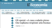Dal Corriere della sera, L'Economia del 5/12/2019