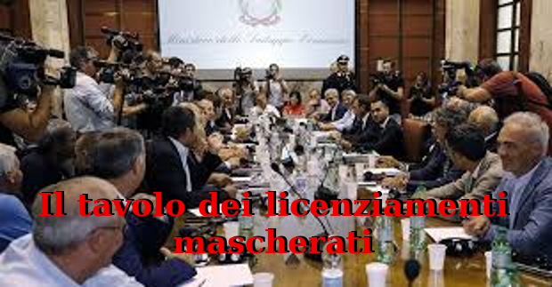 I sindacati confederali hanno dichiarato uno sciopericchio di due ore con presidio, per sedersi al tavolo romano. Gli operai non hanno partecipato, sanno già per esperienza che il risultato sarà nuovi esuberi e nuova cassa integrazione.