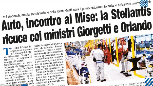 Il comitato degli iscritti della FIOM-CGIL  dello stabilimento rovescia il giudizio moderatamente positivo dei sindacalisti al tavolo romano. Le scelte di Stellantis sono contro gli operai e vanno respinte. Da un comunicato pubblicato su Basilicata24, giornale locale.