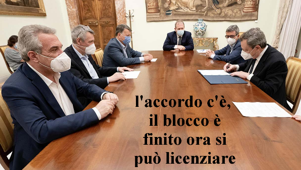 Nel silenzio più generale dal 1° novembre sono esposti al rischio di licenziamenti collettivi un totale di 13 milioni di operai e lavoratori. E’ il ritorno alla normalità di Draghi. 