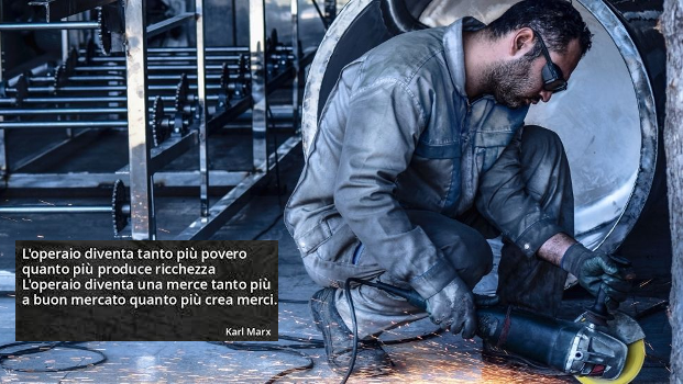 Una delle tante trovate dell’ingegneria linguistica per confondere le cose, povero non è il lavoro ma poveri sono gli operai che lavorano a salari da fame.