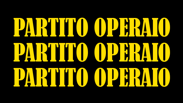Volantino del Partito Operaio distribuito agli stabilimenti Stellantis di Melfi al cambio turno del 14 aprile 2022