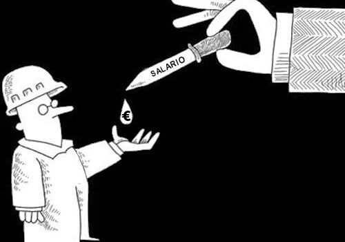 La denuncia sui bassi salari è ormai una consuetudine, ma senza sostenere ed organizzare scioperi e manifestazioni per imporre ai propri “imprenditori” un loro aumento è solo una noiosa lamentazione.