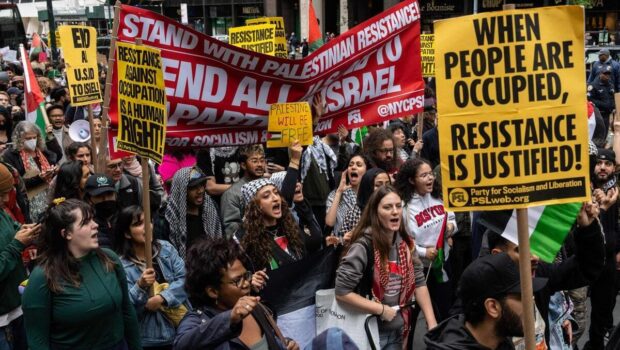 Mai la resistenza palestinese ha avuto un così largo sostegno in tutto il mondo. Le proteste della gioventù  creano dei grossi problemi ai governi imperialisti sostenitori di Israele a cominciare da quello americano.