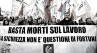 Che strano, agitano la questione della sicurezza sociale, chiedono più repressione per la piccola delinquenza comune per dare addosso agli emigrati, ma passano sotto silenzio la vera emergenza sociale, gli assassinii degli operai mandati a lavorare, senza sicurezza, dai  padroni per i loro profitti.