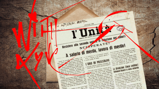 Parlare di bassi salari è diventata una moda. I padroni, i veri responsabili, rimangono nell’ombra. Nei contratti offrono solo briciole che sindacalisti venduti sono pronti a sottoscrivere. Il governo fa finta di aumentarli ma si tratta di una vergognosa elemosina. La parvenza di una lotta per il salario è spezzettata in tante iniziative dove ognuno sventola la propria bandierina.